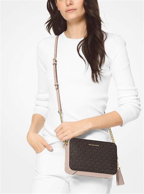 michael kors umhängetasche ginny medium mit logo|Ginny Medium Logo Crossbody Bag .